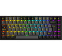 Akko AKKO Black & Gold 3084B Plus Gaming , RGB – V3 Cream Blue Pro Switches, ISO DE, czarny & złoty