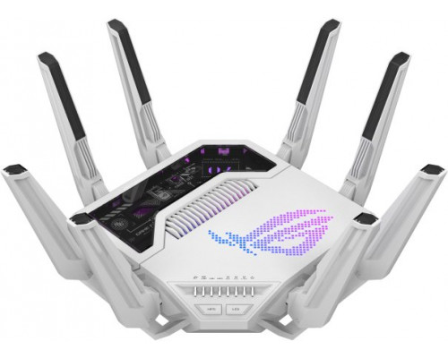 Asus ROG Rapture GT-BE19000AI router bezprzewodowy 10 Gigabit Ethernet Tri-band (2,4 GHz / 5 GHz / 6 GHz) Biały