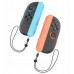 2x Handles Grip Na Joycon Joy-con Pionowy + Pasek Nintenfor Switch 2 / Nsw 2 / Jys-ns2280 / Blue - Pomarańcwith owy