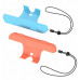 2x Handles Grip Na Joycon Joy-con Pionowy + Pasek Nintenfor Switch 2 / Nsw 2 / Jys-ns2280 / Blue - Pomarańcwith owy