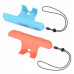 2x Handles Grip Na Joycon Joy-con Pionowy + Pasek Nintenfor Switch 2 / Nsw 2 / Jys-ns2280 / Blue - Pomarańcwith owy