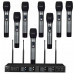 DNA RV-8 zestaw bezprzewodowy 8x bateryjny mikrofo