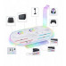 Station Ładująca Rgb + Organiwith er For Nintenfor Switch 2 Ns 2 Joy-con Pro Pad / Jys-ns2322-v1 / White