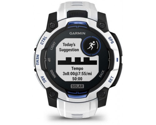 Smartwatch GARMIN Instinct 3 45mm SOLAR Whitestone