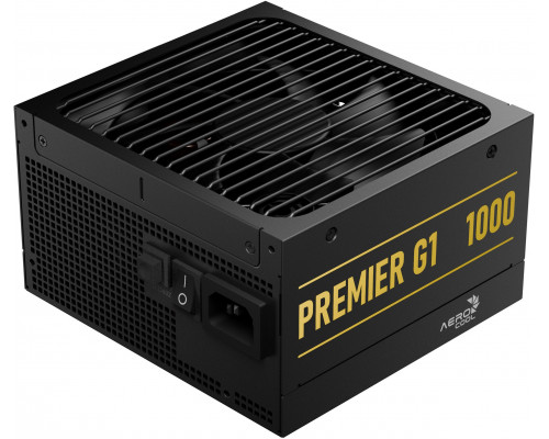 Aerocool Premier G1 80 PLUS Gold zasilacz, PCIe 5.1, ATX 3.1 - 1000 Watt, czarny