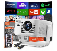 Mini Przenośny Rzutnik Android 14 WiFi Full HD 4K 8K do Telefonu Zenwire PrimeView IMC460 Pro