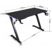 Gaming galds gamingowe Cobra CRF4576RGB Black, LED RGB, 120 cm