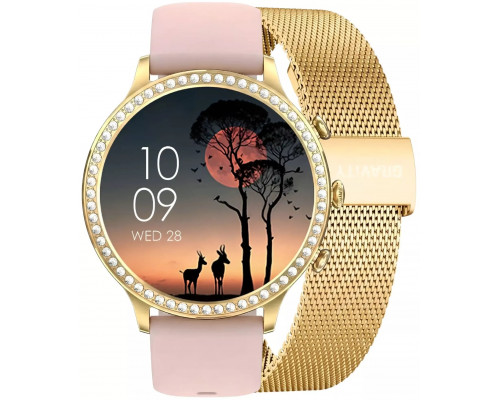 Smartwatch Gravity Gold Pasek i Bransoleta GT5-3