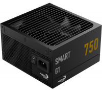 Aerocool AeroCool Smart G1 80 PLUS Gold zasilacz, PCIe 5.1, ATX 3.1 - 750 Watt, czarny
