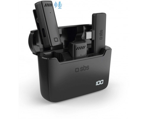 SBS Bezprzewodowy mikrofony USB-C receiver 2x mic 8018417533112 TEKITMICCASEBTK (8018417533112)