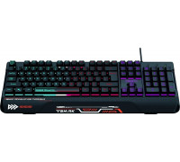 Rebeltec Pełnowymiarowa RGB dla graczy SHARK wbudowana podkładka pod nadgarstki, wodoodporna konstrukcja (RBLKLA00044)