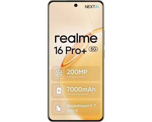 realme 16 Pro+ 5G 12/512GB Master Gold