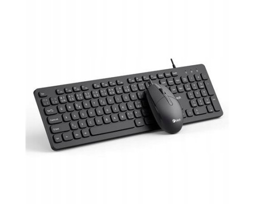 C-Tech C-TECH Klawiatura KBM-105 przewodowy zestaw combo z myszą USB CZ/SK