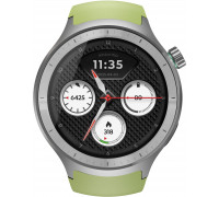 Smartwatch Motorola Motorola moto watch, 512 MB, Silver_Stainless Steel+Herbal Garden_Silicone (Silver)
