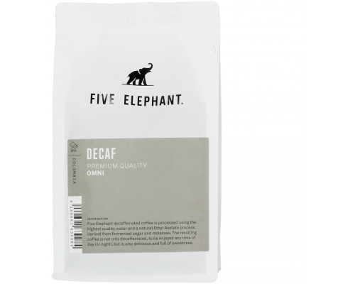 Five Elephant - kawa ziarnista bezkofeinowa Kolumbia Decaf Omniroast 250 g