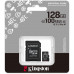 SD  Kingston Kingston Industrial microSDHC 128GB Class 10 A1 pSLC + SD Adapter