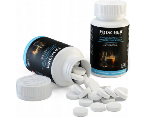 Frischer Tabletki czyszczące do ekspresu Frischer 100 sztuk  blister, 1,3g, średnica 16 mm