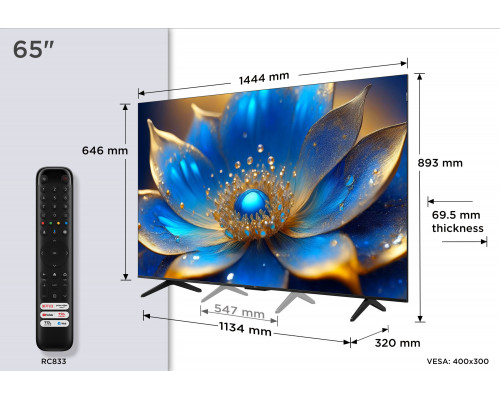 TCL TCL 65P71K 65" qled, google tv