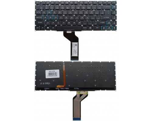 Acer Klaviatūra ACER: Predator Triton PT515-51, PT515-52, z podświetleniem RGB, US