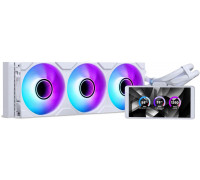 Phanteks Glacier One 360M25 LCD chłodzenie wodne AiO, 6-calowy wyświetlacz - 360mm, biały
