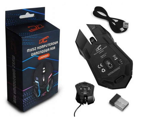 LTC Mysz,komputerowa gamingowa LTC RGB 6 przycisków 3200DPI