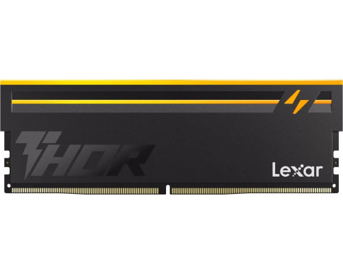 Lexar Lexar THOR 2.0 DDR5 6000 CL38 1.3V Memory with heatsink and RGB lighting, Black Color, Dual pack