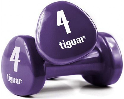 Tiguar dumbbells TI-HW0040 vinyl 2 x 4 kg