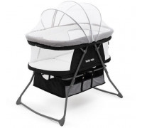 Baby Mix Foldable cot-kołyska DreamyNest czarne