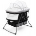 Baby Mix Foldable cot-kołyska DreamyNest czarne