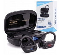 Wenom  BEZPRZEWODOWE BLUETOOTH 5.4 PRO SPORTOWE DNR WENOM AURASPORT ANC