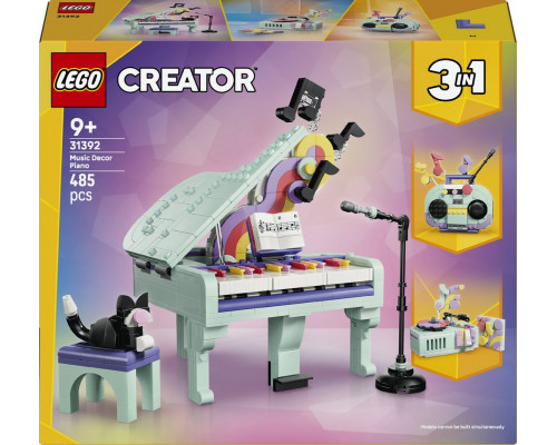 LEGO Creator Dekoracyjny fortepian z kotem (31392)