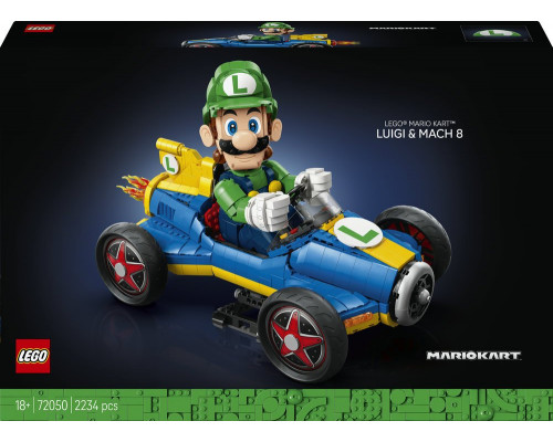 LEGO Super Mario Mario Kart™ – Mario Kart™ — Luigi i Mach 8 (72050)