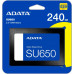 SSD ADATA SU650 240GB 2.5" SATA III (ASU650SS-240GT-C)