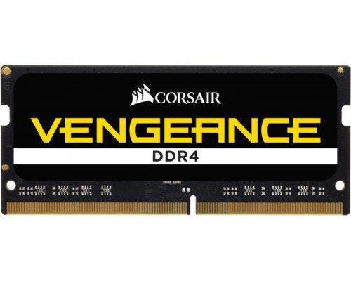 Corsair Vengeance, SODIMM, DDR4, 16 GB, 2666 MHz, CL18 (CMSX16GX4M1A2666C18)