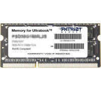 Patriot Signature, SODIMM, DDR3L, 8 GB, 1600 MHz, CL11 (PSD38G1600L2S)