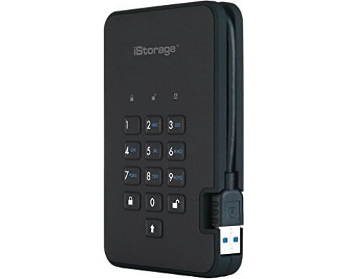 SSD iStorage diskAshur2 512GB Black (IS-DA2-256-SSD-512-B)