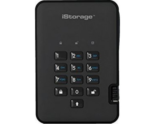 SSD iStorage diskAshur2 128GB Black (IS-DA2-256-SSD-128-B)