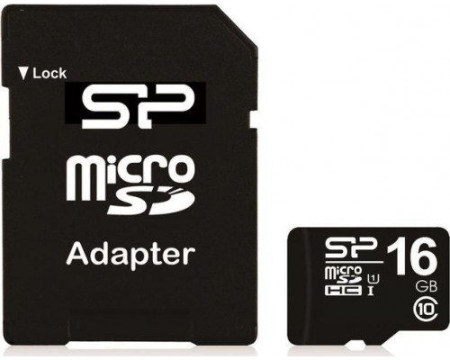 SD  Silicon Power MicroSDHC 16 GB Class 10 (SP016GBSTH010V10SP)