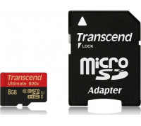 SD  Transcend Ultimate 600x MicroSDHC 8 GB Class 10  (TS8GUSDHC10U1)