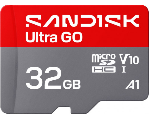 SD  SanDisk Ultra GO MicroSDHC 32 GB Class 10 UHS-I/U1 A1 V10 (SDSQUGN-032G-GN6MN)
