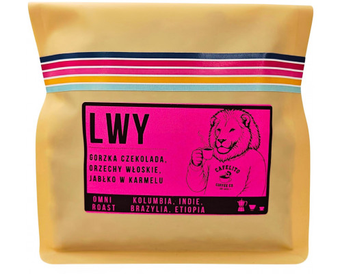 Coffeelab Cafelito - kawa ziarnista Kawa Lwy Omniroast 250 g