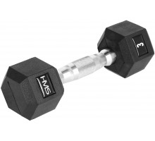 HMS ‎‎Hantel Hex Pro rubberized 1 x 3 kg