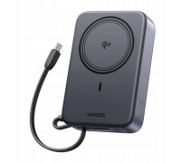 Ugreen magnetyczny 20000mAh PB567, USB + USB-C, Qi2 15W (Gray)