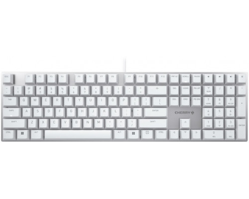 Cherry KC 200 MX Przewodowa MX Brown US QWERTY Biała (G80-3950LIBUS-1)