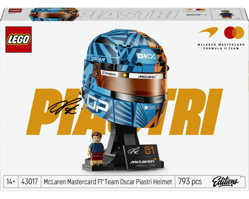 LEGO Editions Kask Oscar Piastri McLaren Mastercard F1® Team (43017)