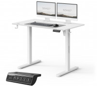 Gaming galds SENSE7 NOJO LIGHT White 100 cm x 60 cm