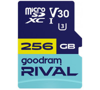 SD  GoodRam Rival MicroSDXC 256 GB Class 10 UHS-I/U3 V30 (GGSM3AA-2560R12)