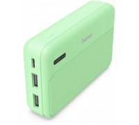 Hama HAMA Power pack pocket 10 10000 mAh 2X USB-A Green