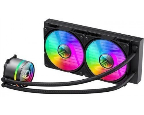 GameMax CPU Liquid Cooler | ICEBURG 240 INFINITY | Black