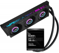Asus ASUS ROG Strix LC IV 360 ARGB LCD Procesor Zestaw do chłodzenia płynami 12 cm Black (90RC01M1-B0EAY0)